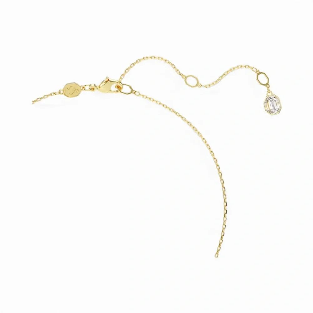 Swarovski Idyllia pendant Mixed cuts, Flower, Blue, Gold-tone plated NEW in box - Picture 3 of 9